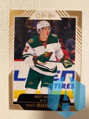 2022-23 Upper Deck O-Pee-Chee Rookie Glossy Gold #R-6 Matt Boldy